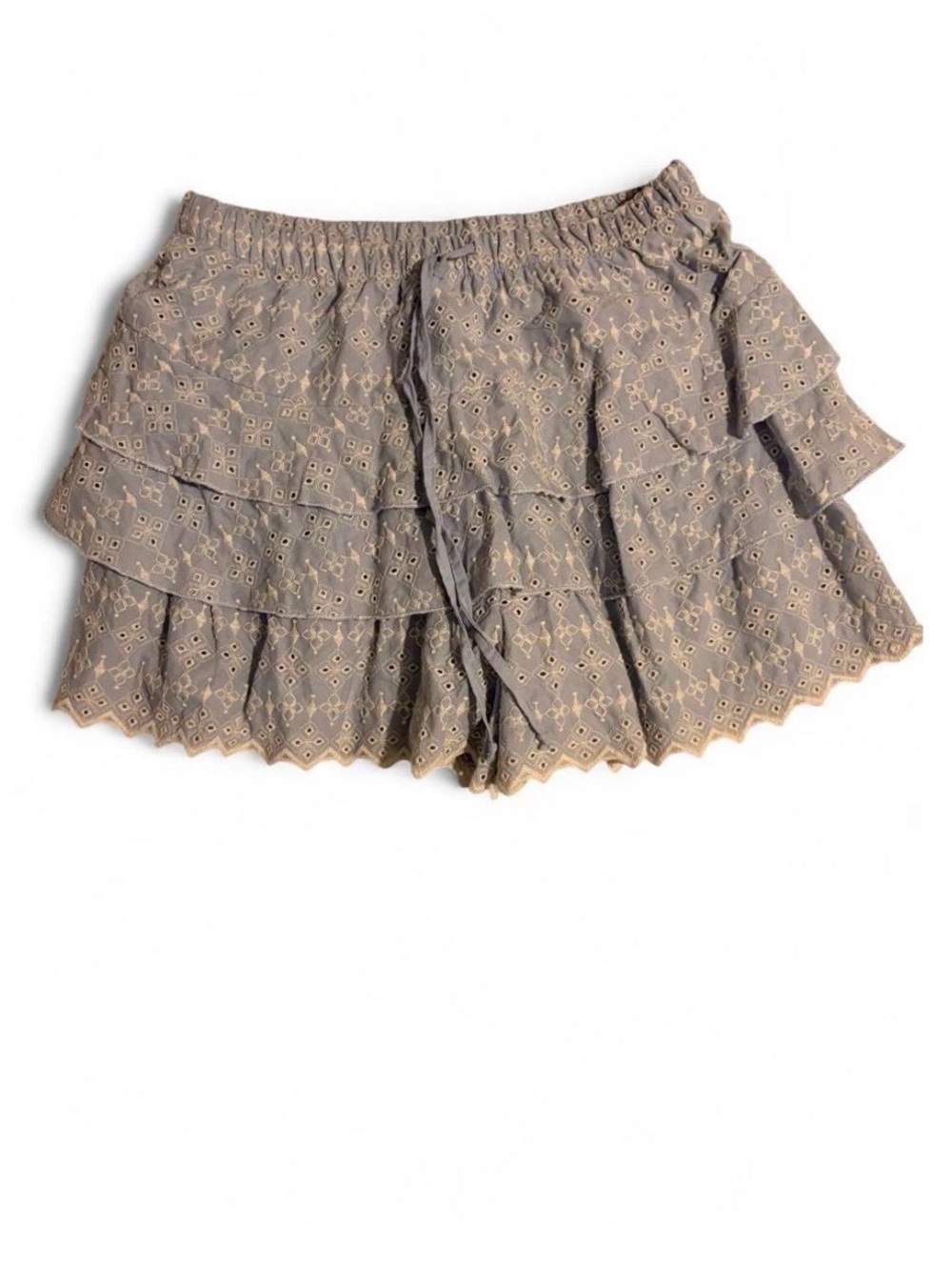 NWT Kirious Blue & White eyelet shorts